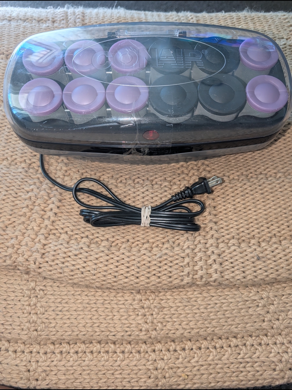Conair Pink Heated Hair Rollers Set